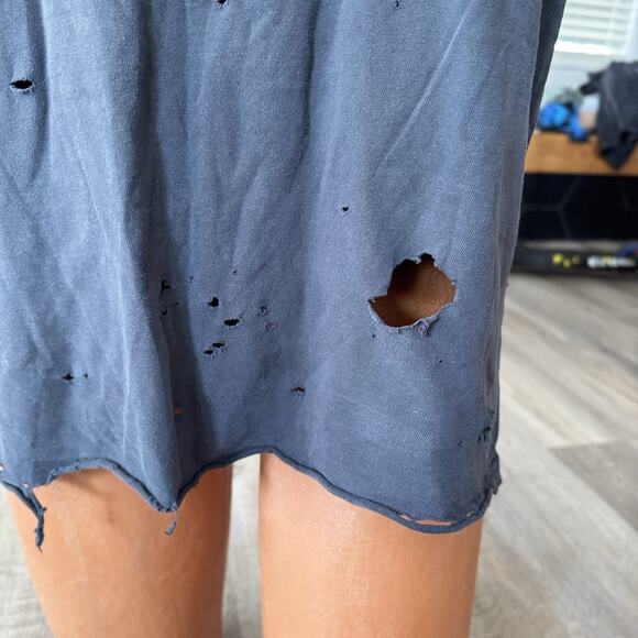 Black Kat Kustoms Social Distortion Mike Ness T-Shirt L DISTRESSED Custom Rare - Picture 3 of 11